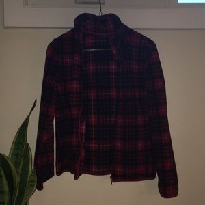 Fleece Plaid UNI QLO Sweater